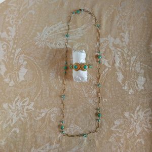 SALE!!!  Sara Blaine Esbe Necklace and Cuff Set